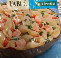 Pâtes saumon aux épinards