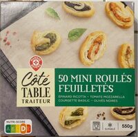 50 Mini Roulés Feuilletés