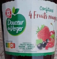 Confiture 4 fruits rouges