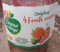 Confiture 4 fruits rouges
