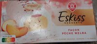 Bûche glacée façon Pêche melba