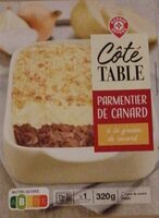 Parmentier de canard
