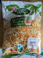 Choux blanc carottes à assaisonner