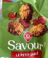 Petit sablé chorizo & piment