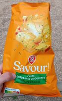 Chips saveur cheddar & ciboulette