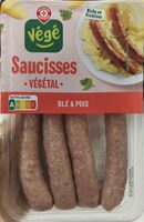 Saucisses Vegetale blé et pois