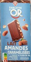 Chocolat au lait amandes caramélisées et fleur de sel