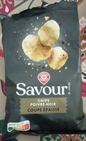 Chips Savour poivre noir coupe épaisse