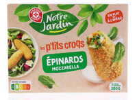 Les p'tits croqs Epinards Mozzarella