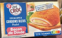 Escalopes cordons bleus poulet