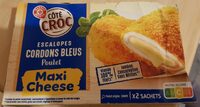 Escalopes cordons bleus poulet maxi cheese