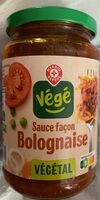 Vege façon bolognaise