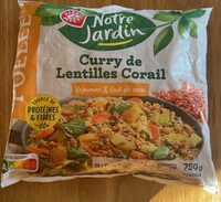 Curry de lentilles corail