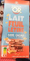 Lait feuilletine sans cacao
