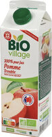 100% pur jus de pomme trouble