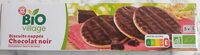 Biscuits nappés chocolat noir