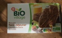 Biscuits petit déjeuner choco-noisette