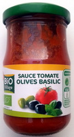 Sauce tomate olive/basilic bio