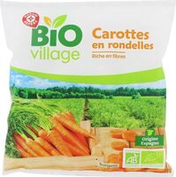 Carottes en rondelles bio