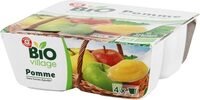 Bio village - Pomme sans sucres ajoutés