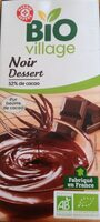 Chocolat noir dessert bio