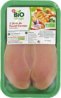 Filets de poulet fermier bio x 2