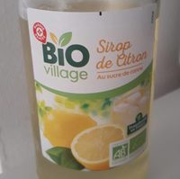 Sirop de citron bio