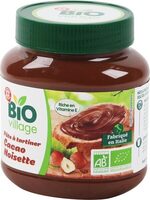 Pâte à tartiner bio