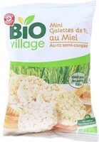 Mini galettes de riz bio au miel