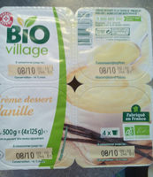 Crème dessert vanille bio
