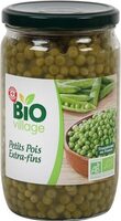 Petits pois extra fins bio bocal