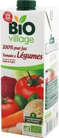 Pur jus de tomate et légumes