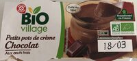 Petit pot de crème Chocolat