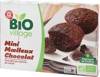 Mini moelleux chocolat bio x 6