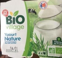 Yaourt pot laitier nature bio