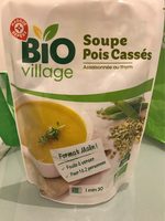 Soupe de pois cassés bio
