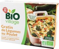 Gratin de Légumes au Poulet Bio
