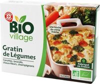 Gratin de légumes bio