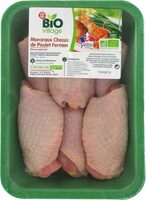 Morceaux choisis de poulet fermier bio