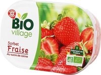 Vrac sorbet fraise bio