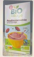 Poudre cacaotée 32% de cacao maigre - Bio Village -500gr
