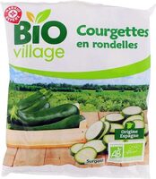 Courgettes bio en rondelles