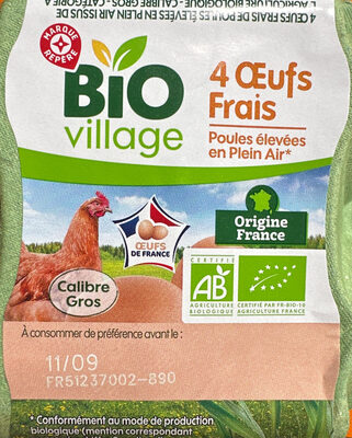 Oeufs Frais