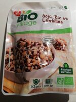 Soja, riz et lentilles bio - sachet