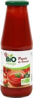 Purée de tomates bio