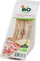Sandwich club jambon emmental bio