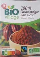 100% cacao maigre non sucré