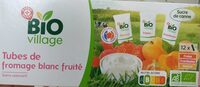 Tubes de fromage blanc fruited bio village