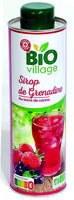 Sirop de grenadine au sucre de canne