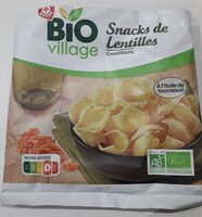 Snack bio lentilles